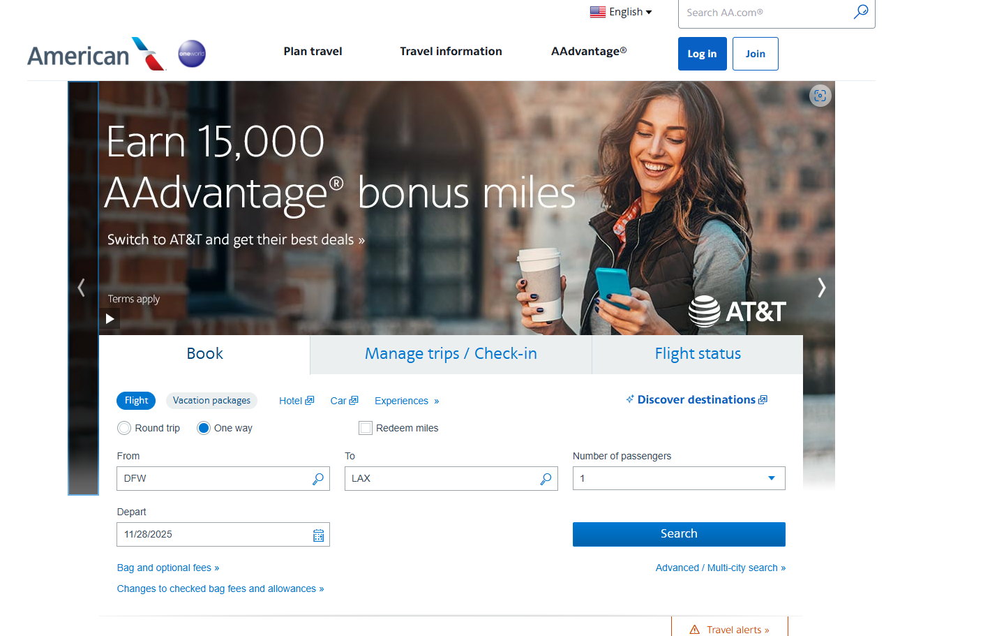 AAdvantage ATT Ad